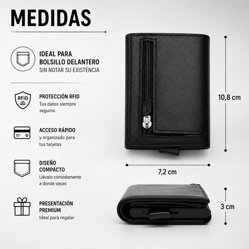 Billetera RFID Tarjetera