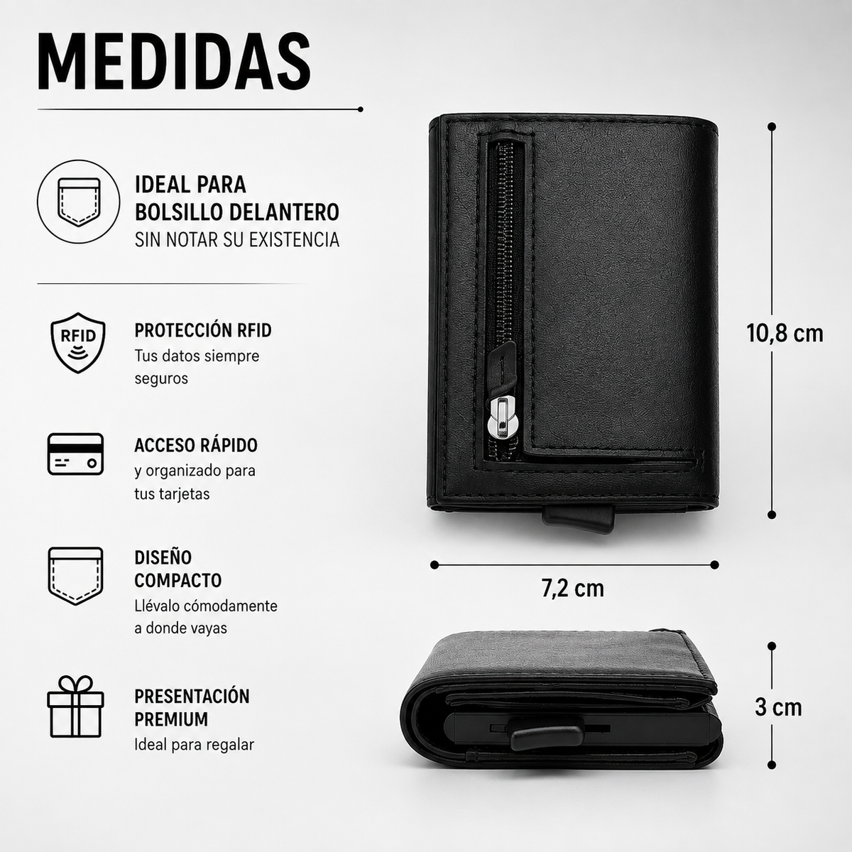Billetera RFID Tarjetera