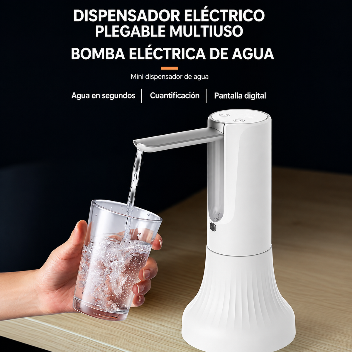 Bomba Dispensadora de Agua Inalámbrica