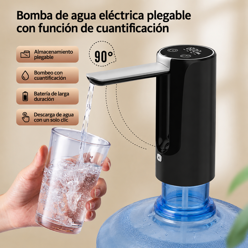 Bomba Dispensadora de Agua Inalámbrica