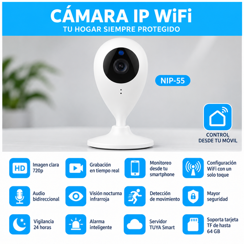 Cámara IP WiFi Inalámbrica